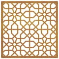 Pikkukuva 6 / 9: Puutarhaseinäkoriste 55x55 cm corten teräs Maurikuvio - Puutarhaseinäkoriste - Puutarhaseinäkoristeet - Home & Living