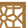 Pikkukuva 8 / 9: Puutarhaseinäkoriste 55x55 cm corten teräs Maurikuvio - Puutarhaseinäkoriste - Puutarhaseinäkoristeet - Home & Living