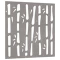 Pikkukuva 4 / 9: Puutarhaseinäkoriste 55x55 cm corten teräs bambukuvio - Puutarhaseinäkoriste - Puutarhaseinäkoristeet - Home & Living