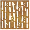 Pikkukuva 6 / 9: Puutarhaseinäkoriste 55x55 cm corten teräs bambukuvio - Puutarhaseinäkoriste - Puutarhaseinäkoristeet - Home & Living