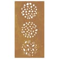 Pikkukuva 5 / 9: Puutarhaseinäkoriste 105x55 cm corten teräs lehtikuvio - Puutarhaseinäkoriste - Puutarhaseinäkoristeet - Home & Living