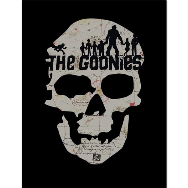 The Goonies Skull Framed Poster Black/Grey 30cm x 40cm
