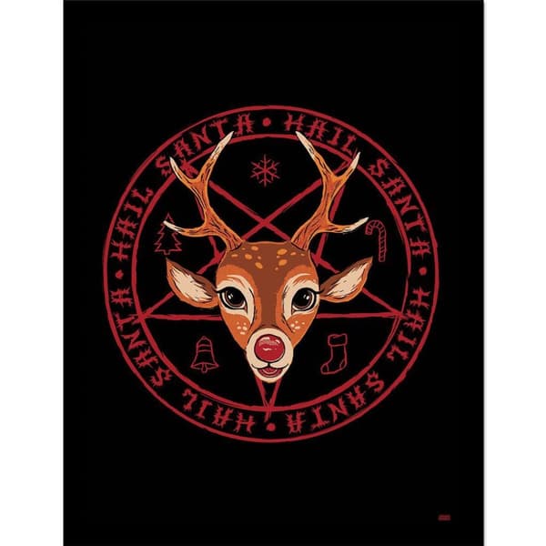 Steven Rhodes Hail Santa Framed Poster
