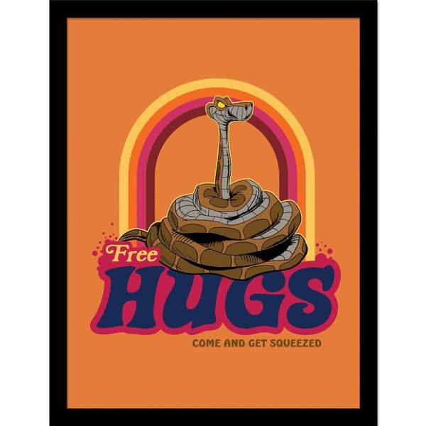 Disney Storybook Time Free Hugs Framed Poster Multicoloured 40cm x 30cm