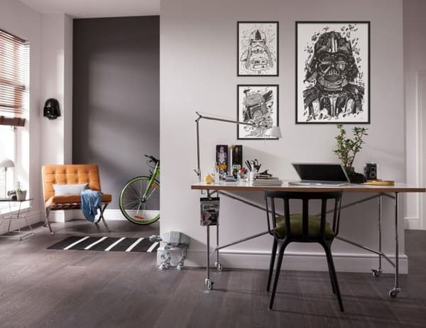 Affisch - Star Wars - 612191 - Svart och vitt - 50 x 70 cm - Väggdekoration
