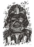 Miniatyrbild 1 av 2: Affisch - Star Wars - 612191 - Svart och vitt - 50 x 70 cm - Väggdekoration