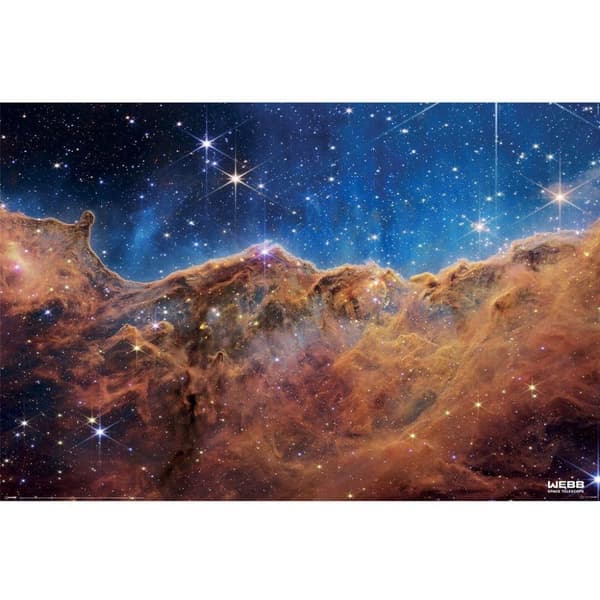 Webb Space Telescope Cosmic Cliffs Poster Multicoloured 61cm x 91.5cm