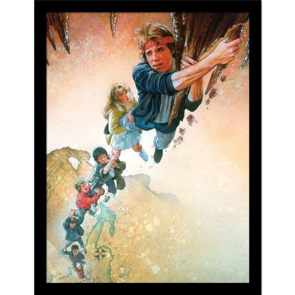 The Goonies Hanging Framed Poster Multicoloured 40cm x 30cm