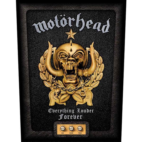Motörhead Back Patch: Everything Louder Forever
