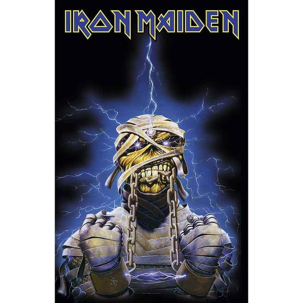 IRON MAIDEN TEXTILE POSTER - POWERSLAVE