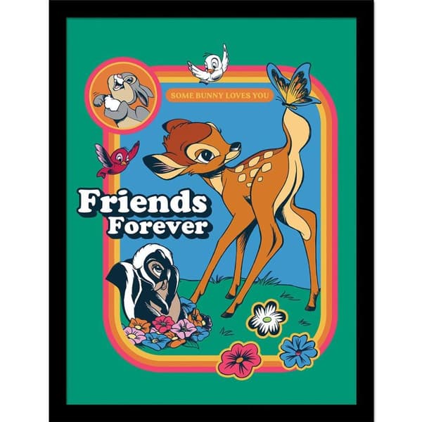 Disney Storybook Time Friends Forever Framed Poster Multicoloured 40cm x 30cm