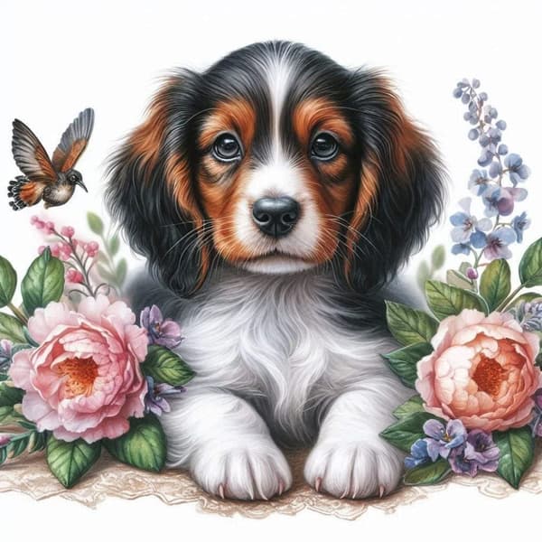 Hund Affisch 30×40 CM