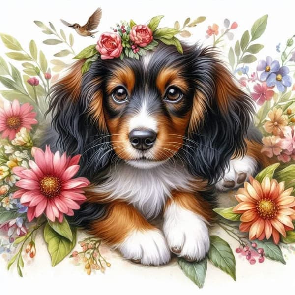 Hund Affisch 30×40 CM
