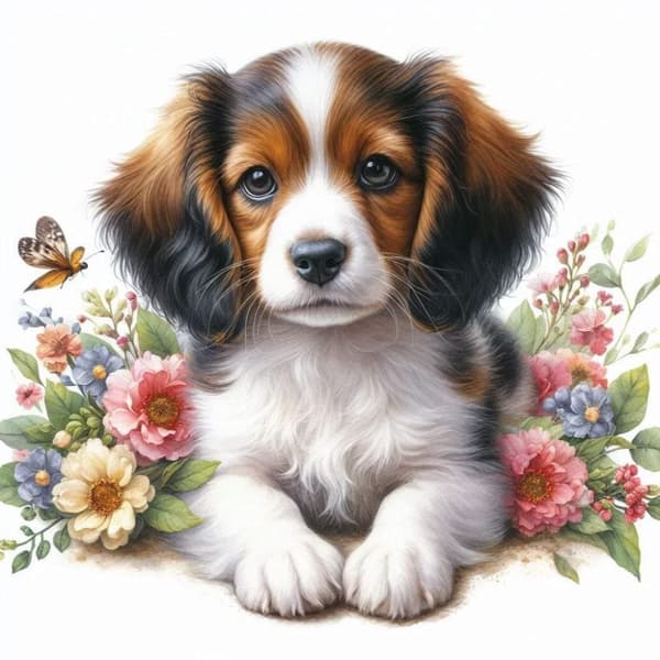 Hund Affisch 30×40 CM