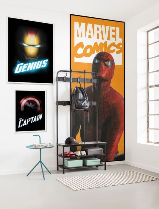 Affisch - Sanders &amp; Sanders - The Avengers - 50 x 70 cm - Svart, Röd och Vit - Väggdekoration