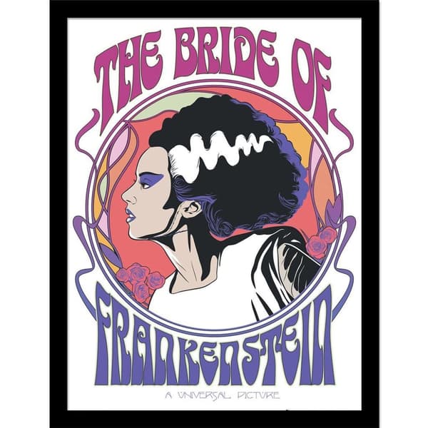 The Bride Of Frankenstein Indrammet plakat