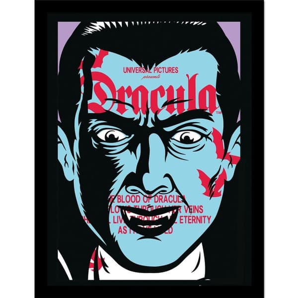 Dracula Vintage Framed Poster