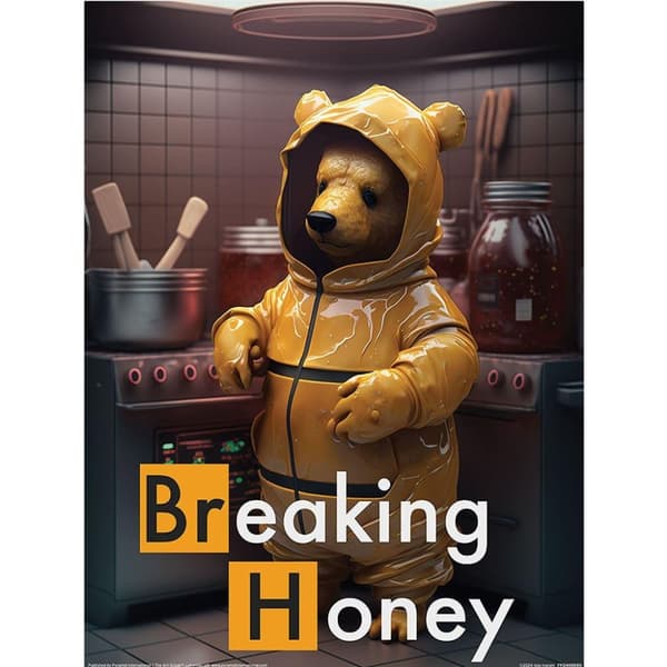 Ada Ingram Breaking Honey Print Multicoloured 40cm x 30cm