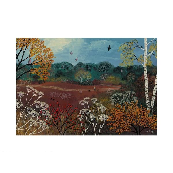 Jo Gough Autumn Walk Print