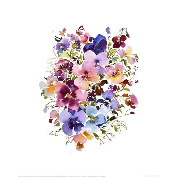 Summer Thornton Chelsea Pansys Print
