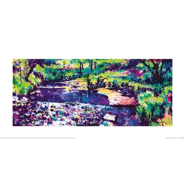 Doug Eaton Tree Root On Blakeney Straits Print Multicoloured 60cm x 30cm