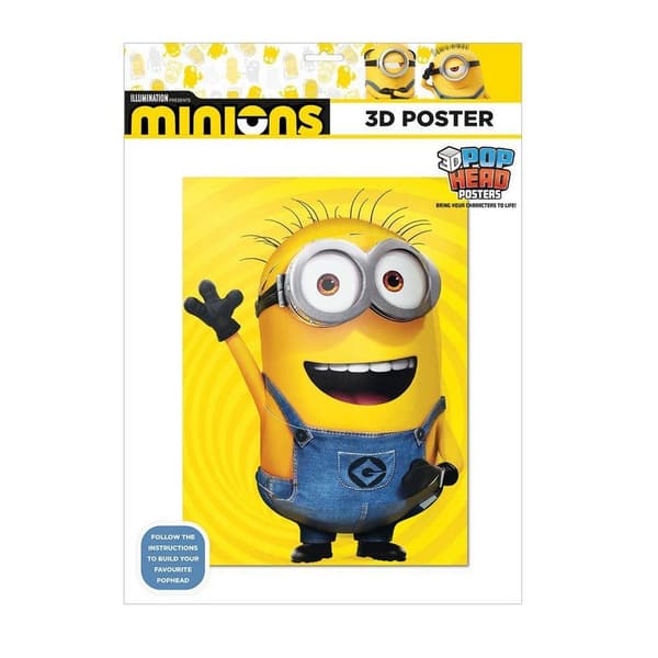 Minions Popheads 3D Tom Poster