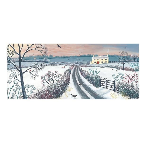 Jo Grundy Coming Home For Winter Print Multicoloured 30cm x 60cm