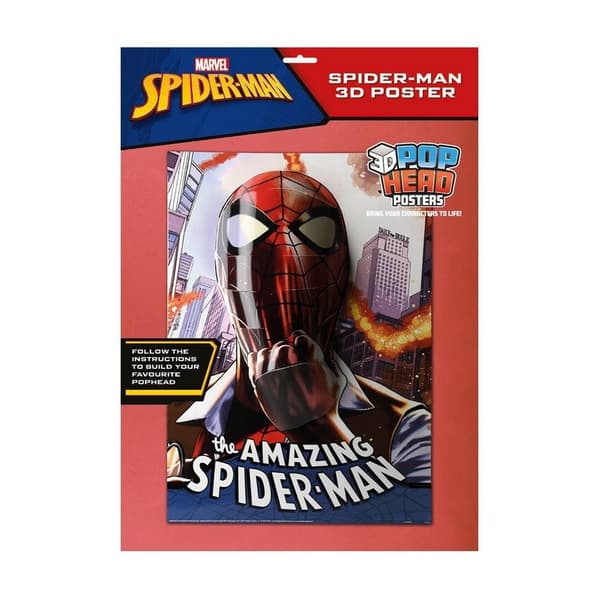 Spider-Man Popheads 3D Poster