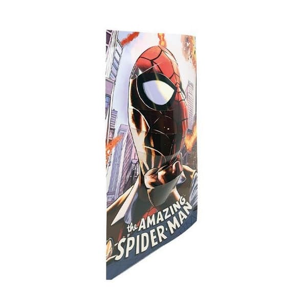 Spider-Man Popheads 3D Poster Red/Blue/White 44cm x 31.2cm x 0.5cm