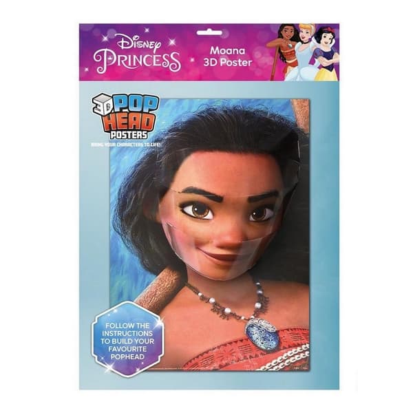 Moana Popheads 3D Poster