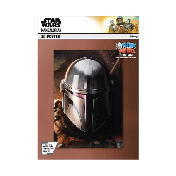 Star Wars The Mandalorian Pop Heads 3D Poster