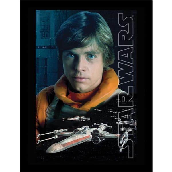 Star Wars Luke Key Art Framed Poster Multicoloured 40cm x 30cm