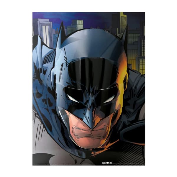 Batman The Cowl The Scowl 3D Poster Blue 44cm x 31.2cm