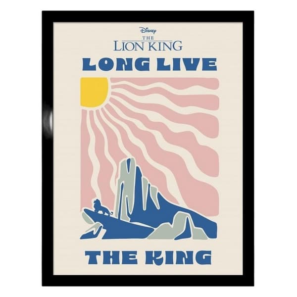 The Lion King Long Live The King Mufasa Framed Poster