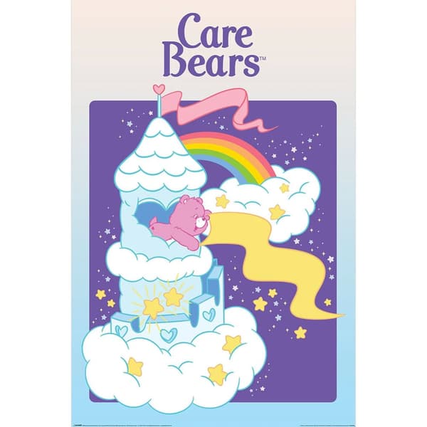 Care Bears A-Lot Castle Poster Blue/Purple/White 61cm x 91cm