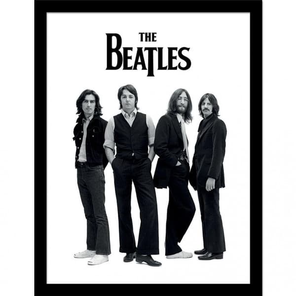 The Beatles Group Shot Framed Poster