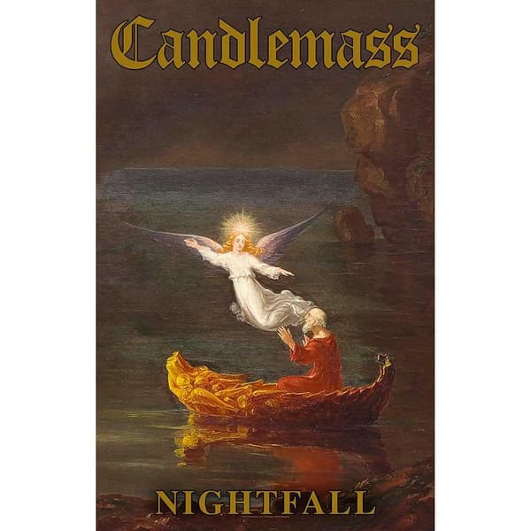 Candlemass Nightfall Textile Poster Orange One Size