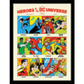 Pikkukuva 1 / 2: DC Comics Heroes Of The DC Universe Framed Print