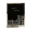 Miniatyrbild 3 av 3: Tavla Silvrig Svart Panel 144 Bokstäver (2,5 x 50,5 x 40,5 cm) (12 antal)