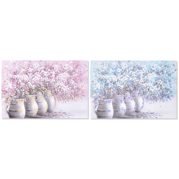 Tavla DKD Home Decor 120 x 3 x 80 cm Cottage (2 antal)