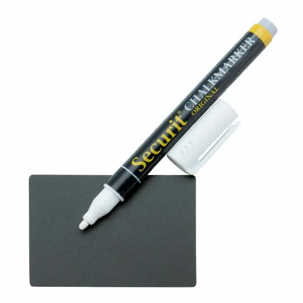 Skiffer Securit Med stöd Set 5,2 x 7,4 cm 20 antal Svart
