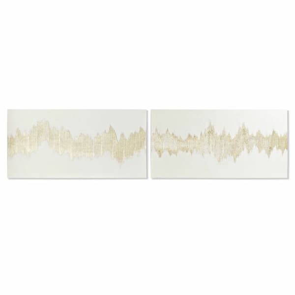 Maleri DKD Home Decor Abstrakt 120 x 3 x 60 cm (2 enheder)
