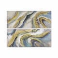 Miniatyrbillede 1 af 3: Maleri DKD Home Decor 150 x 3 x 60 cm Abstrakt Moderne (2 enheder)