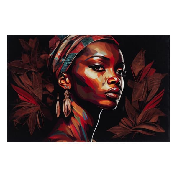 Lærred Afrikansk kvinde 118 x 78 cm