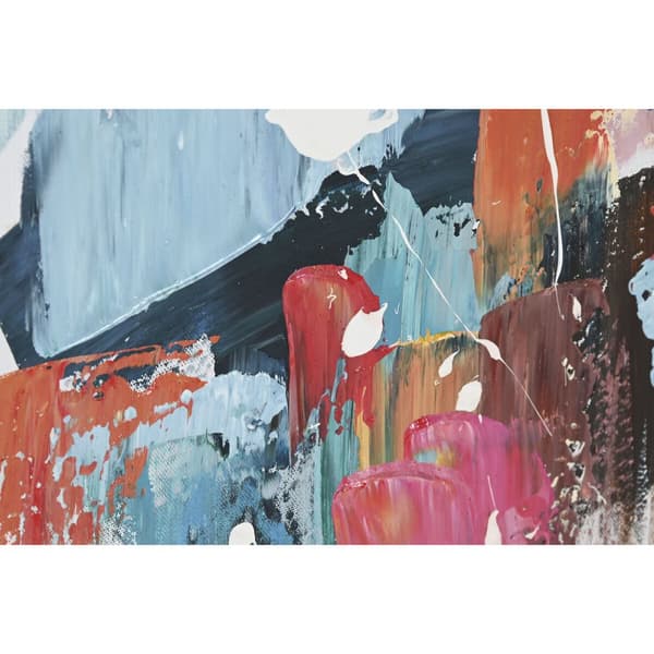 Maleri Home ESPRIT Abstrakt Moderne 82 x 4,5 x 82 cm (2 enheder)