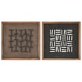Miniatyrbillede 1 af 4: Maleri Home ESPRIT Moderne 40,2 x 4 x 40,2 cm (2 enheder)