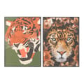 Miniatyrbilde 1 av 3: Maleri DKD Home Decor 52 x 2,7 x 72 cm Tiger Moderne (2 enheter)