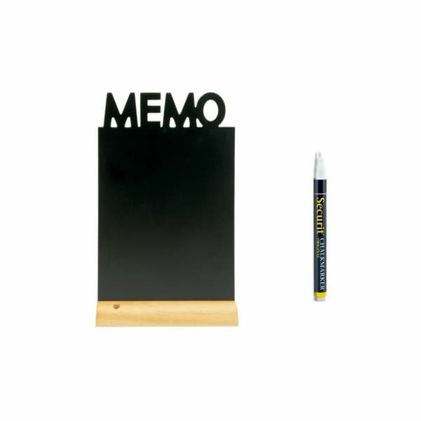 Bræt Securit Memo Med støtte 34,5 x 21 x 6 cm