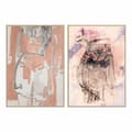 Miniatyrbilde 1 av 2: Maleri DKD Home Decor Dame 83 x 4,5 x 123 cm Skandinavisk (2 enheter)