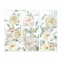 Miniatyrbilde 3 av 3: Maleri DKD Home Decor Kukat 55 x 3 x 135 cm Shabby Chic (3 Deler)
